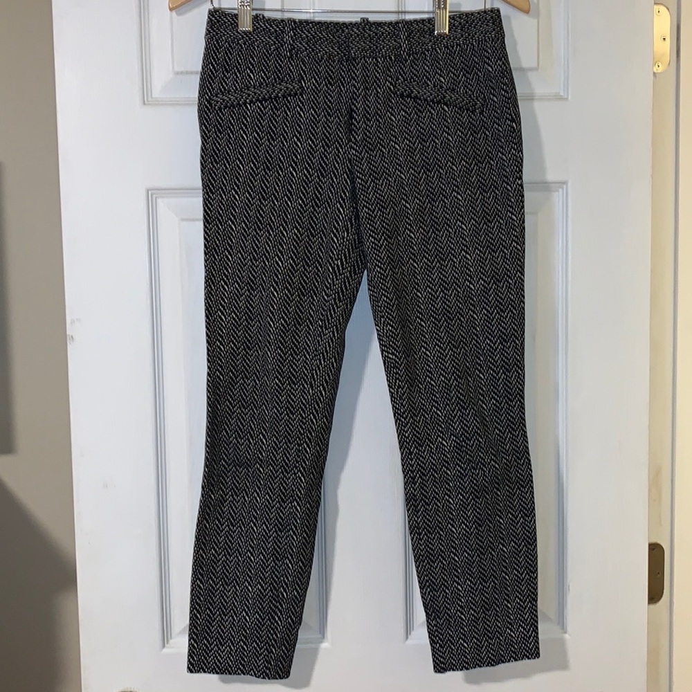 Black and white patterned pants